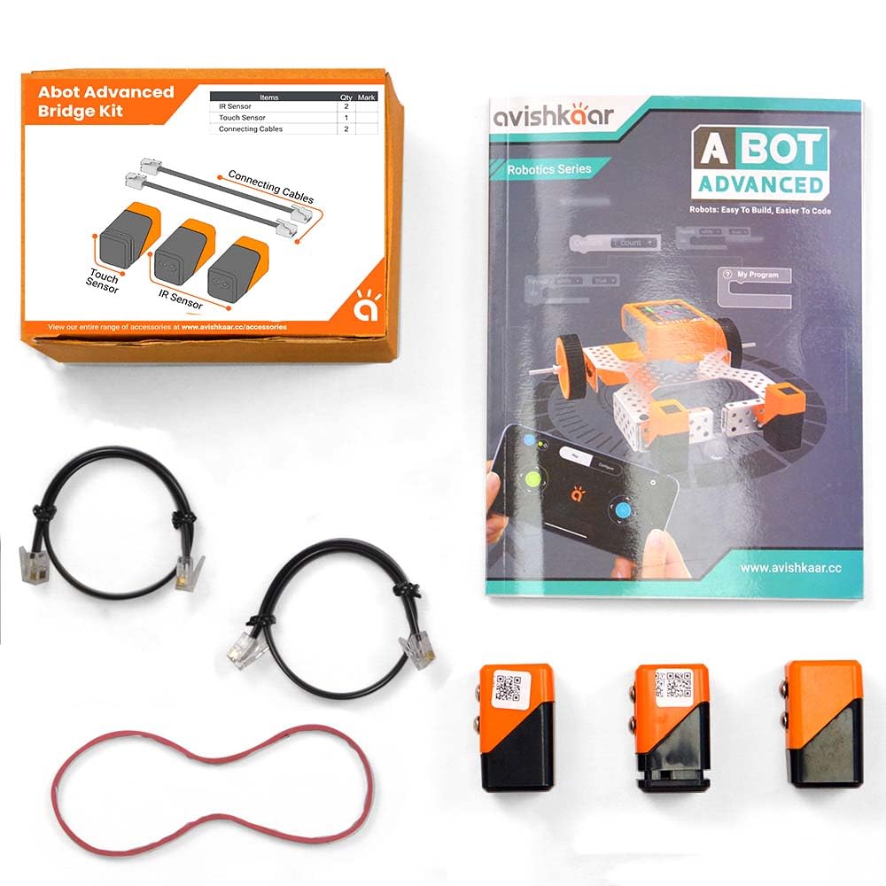 ABot Advanced Bridge Kit, Accessory Pack to Upgrade Your Avishkaar ABot Robotics Kit, for Ages 8-16