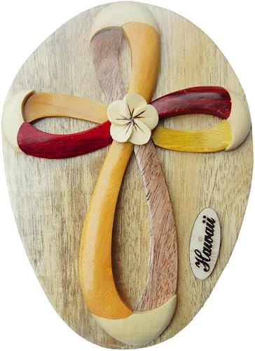 Infinity Cross  Aloha Wood Art  Caja de rompecabezas de madera con temática hawaiana - Cerradura mezclada con diseño - Almacenamiento de seguridad -