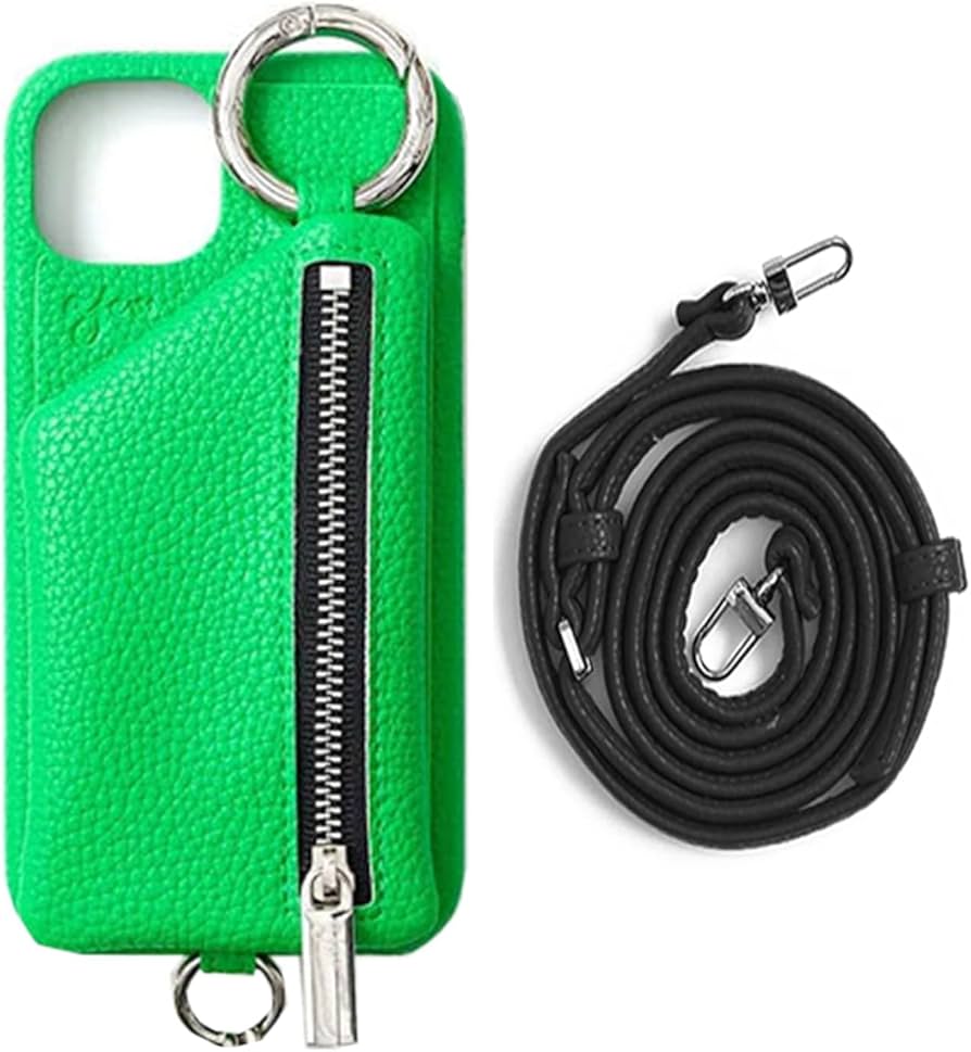 ajew ベロアケースショルダーつき　iPhone14.16e用 iPhone14/16e/14pro対応】 エジュー ajew cadenas zipphone case