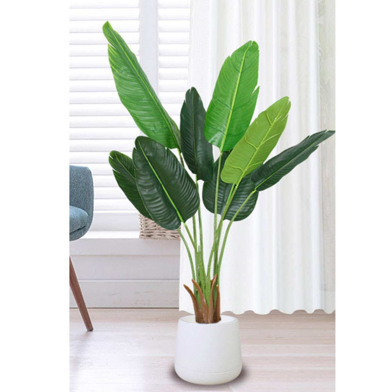 光触媒　人工観葉植物　ウォールグリーン　フェイクグリーン　特大バナナタワー 楽天市場】COSTWAY 人工 観葉植物 フェイク 高さ165cm バナナ