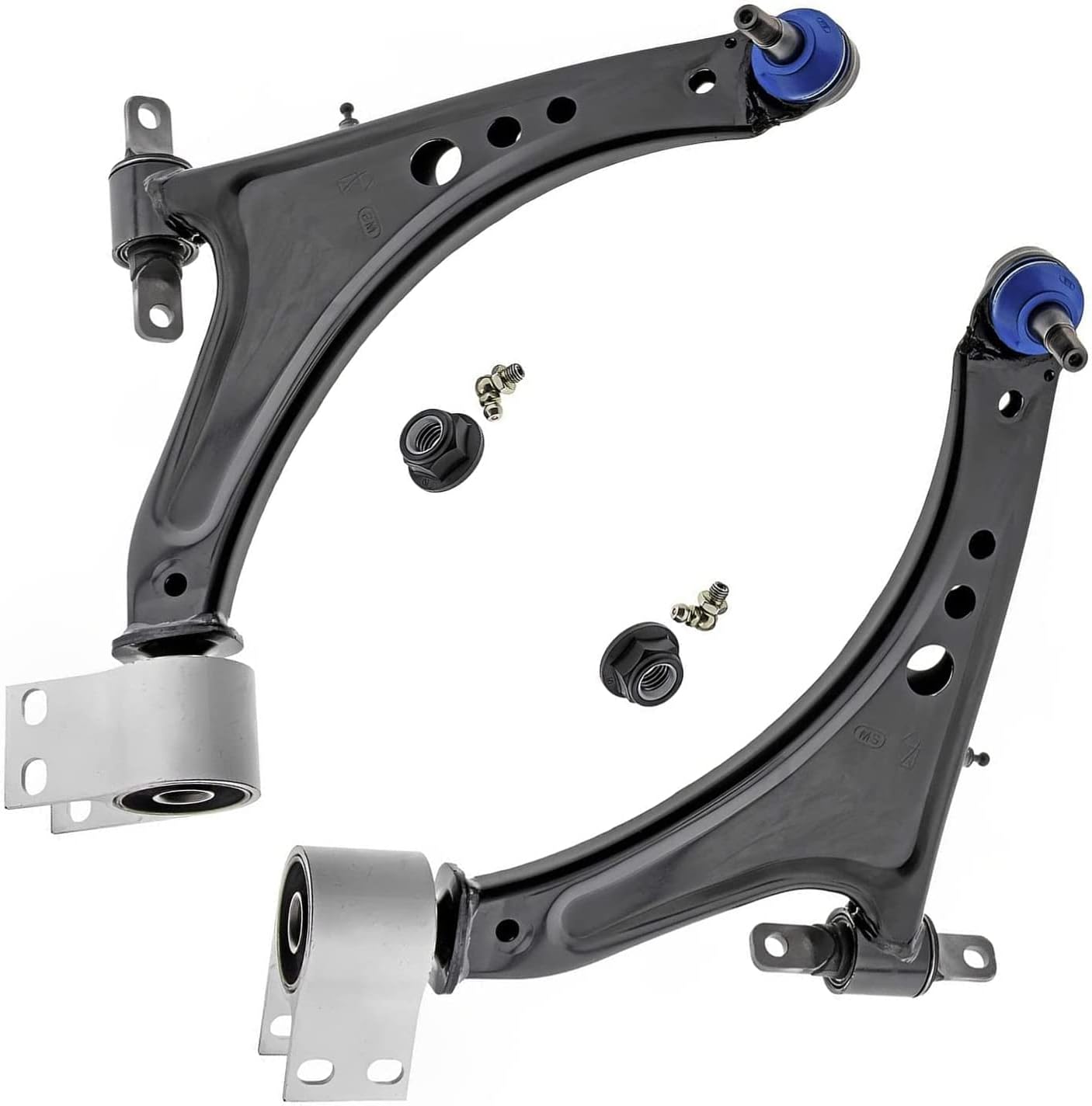 6pc Front Lower Control Arms Sway Bar Links Outer Tie Rods Suspension Kit