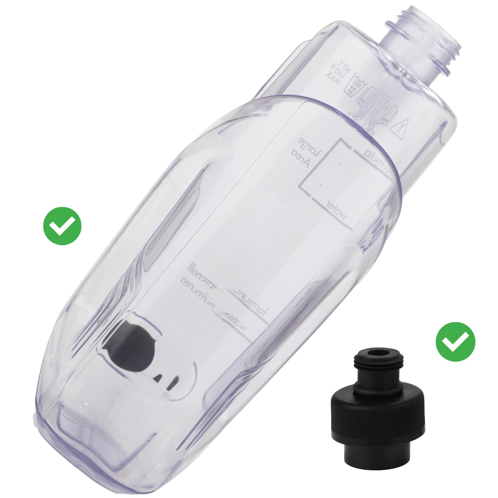 SPARES2GO Serbatoio dell'Acqua Pulita e Tappo della valvola per Bissell CrossWave Pet PRO 2224E 2225N 1614237