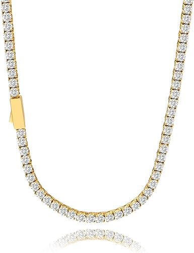 Amazon | [Lucliss] テニスチェーン テニスチェーンネックレス