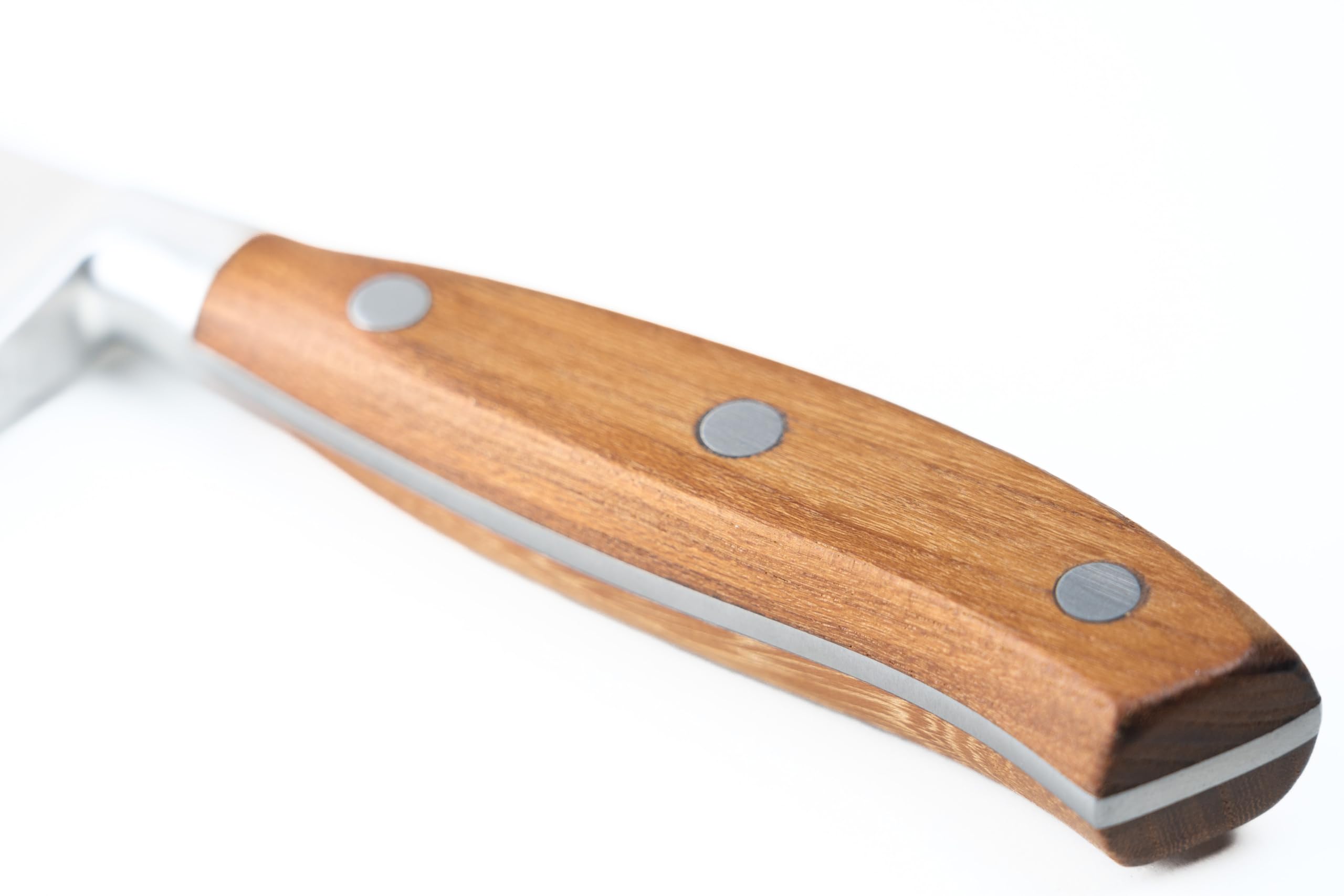 Cuchillo Multiusos 12cm - Fabricado en Acero Inoxidable - Filo Preciso - Mango de Madera - Cuchillo Cocina Cómodo y Seguro - Resistente y Duradero - Ideal para Uso Doméstico y Profesional