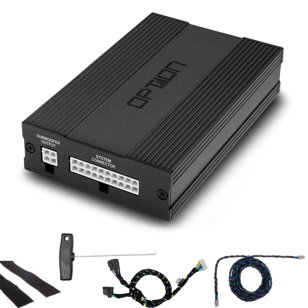 OPTION Amplificatore DSP compatibile con Mercedes Vito/Classe V W447 (per modelli Facelift tra il 2019 e il 2024) – Amplificatore DSP a 6 canali con impostazione DSP incluso kit di montaggio Plug