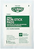 Vista 6 de CURAD Almohadillas antiadherentes estériles, 2" x 3", no hechas de látex de caucho natural, 10/caja