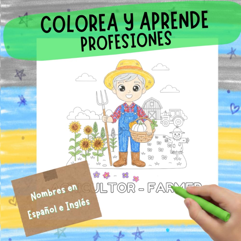 COLOREA Y APRENDE: PROFESIONES