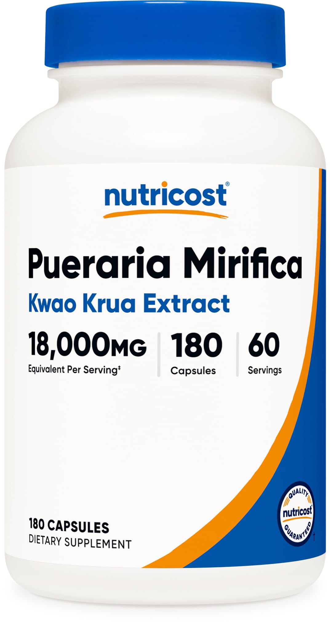 Nutricost Pueraria Mirifica 180 Capsules for 60 Servings Per Bottle