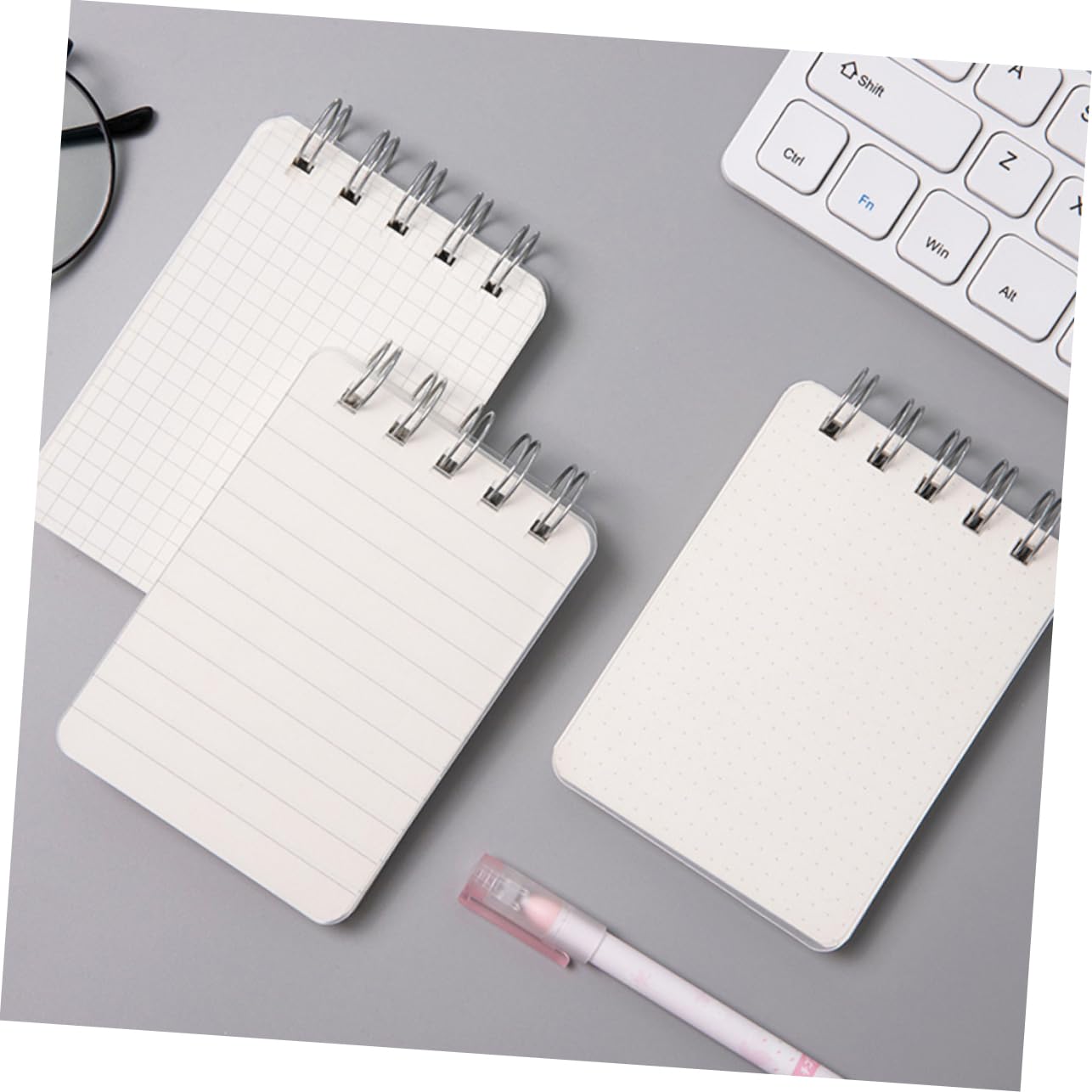 STOBOK 20pezzi Mini Notepad Spirale Portatile Taccuini Compatti Per Ufficio e Scuola Per Appunti e Diario Design Classico e Funzionale