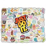 135 Inspirational & Motivational Stickers for Adults – Positive Affirmation Waterproof Vinyl Stickers for Water Bottles, Laptop, Vision Board, Planner & Journaling