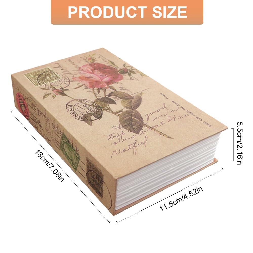 Lotvic Coffre-Fort de Livre avec Serrure à Combinaison, Coffre-fort Secret pour Dictionnaire, 18 * 11,5 * 5,5 cm Livre Coffre Fort, pour l'argent, Bijoux, Passeport