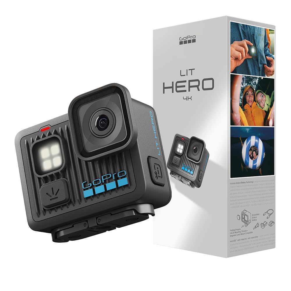 Amazon | 【GoPro公式ストア限定】 GoPro LIT HERO 4K/60fps 12MP静止 