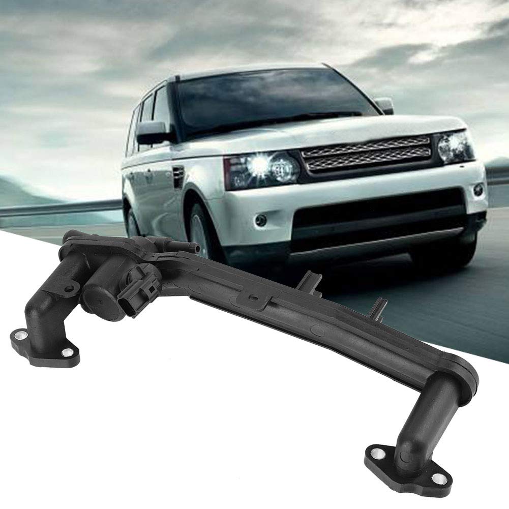LR018273 Kołnierz płynu chłodzącego do samochodu z czujnikiem – kompatybilny z Land Rover LR4 RR Sport 2010-2016, rura rozdzielająca ogrzewanie