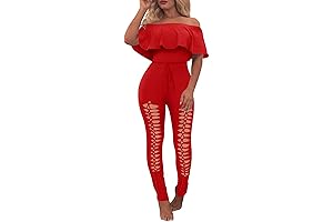 Sophisticated Red Romper: Elevate Your Style with Alluring Details