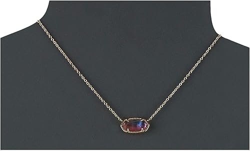 Miniatura 94 de Kendra Scott - Collar Elisa con dije para mujer, joyería de moda, chapado en oro de 14 quilates