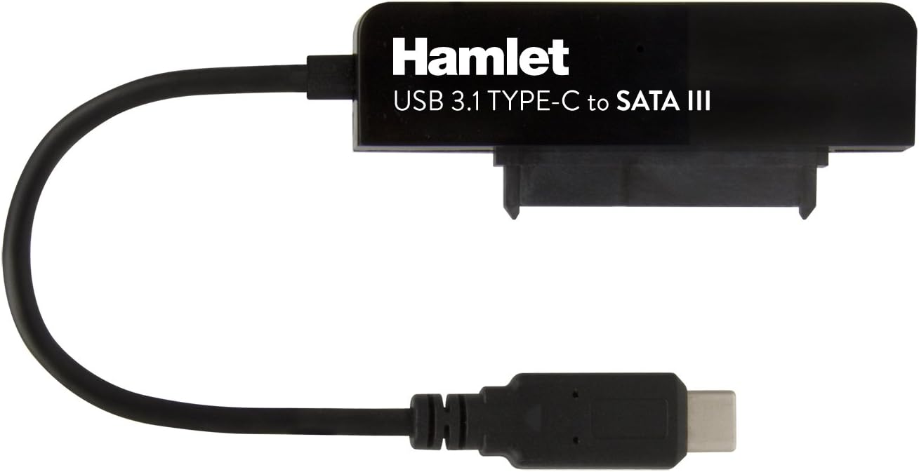 Hamlet Box + USB 3.1 Type-C to SATA Adapter