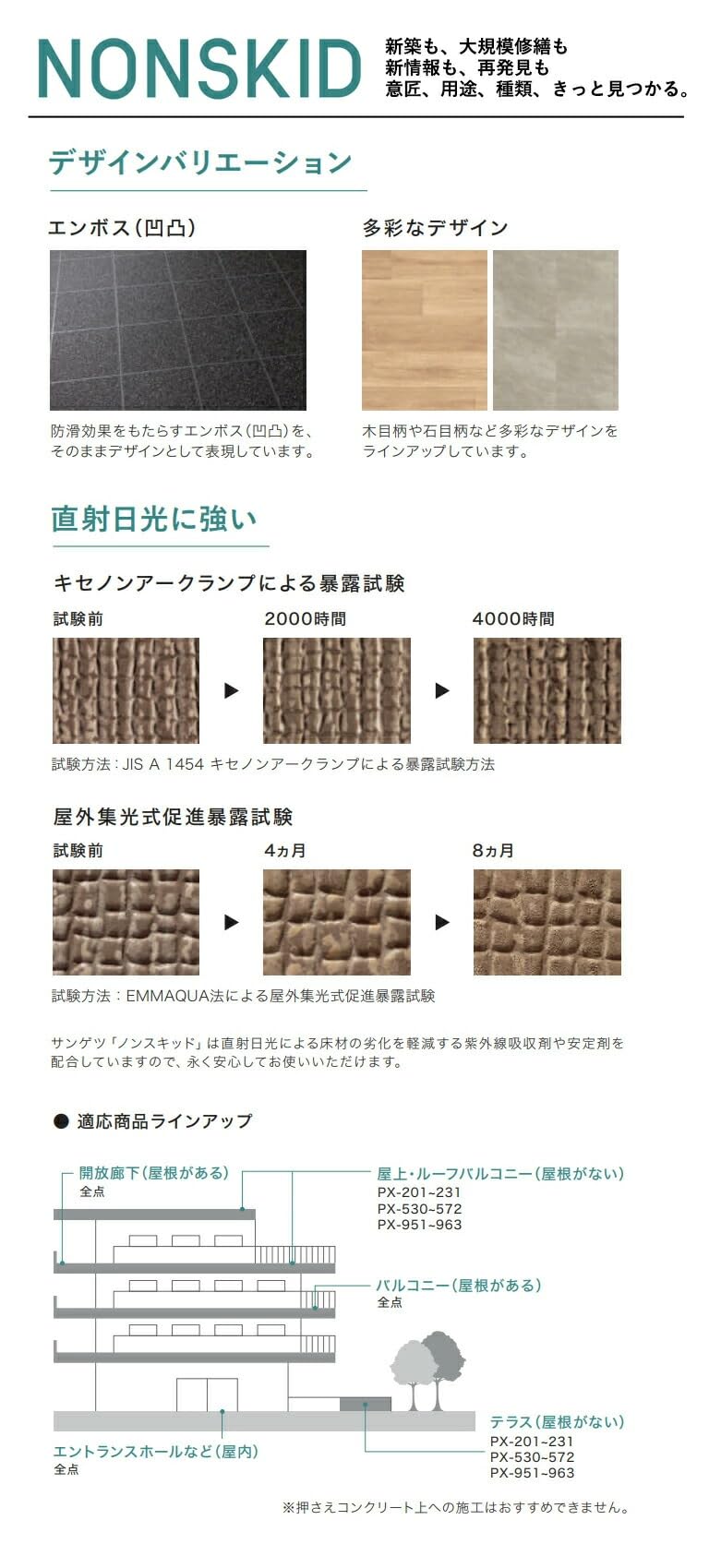 Amazon.co.jp: サンゲツ 防滑性ビニルシート PX-230 オーバーモルタル