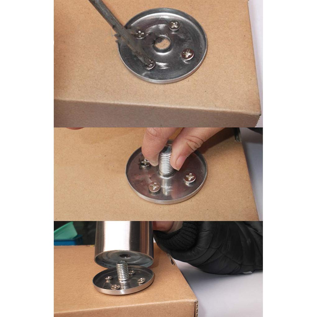 Nogi meblowe, stal nierdzewna, podwójny stały stół, metalowe nogi, podnośniki meblowe, nogi meblowe, nogi do biurka, akcesoria zamienne, nóżki do szafek,