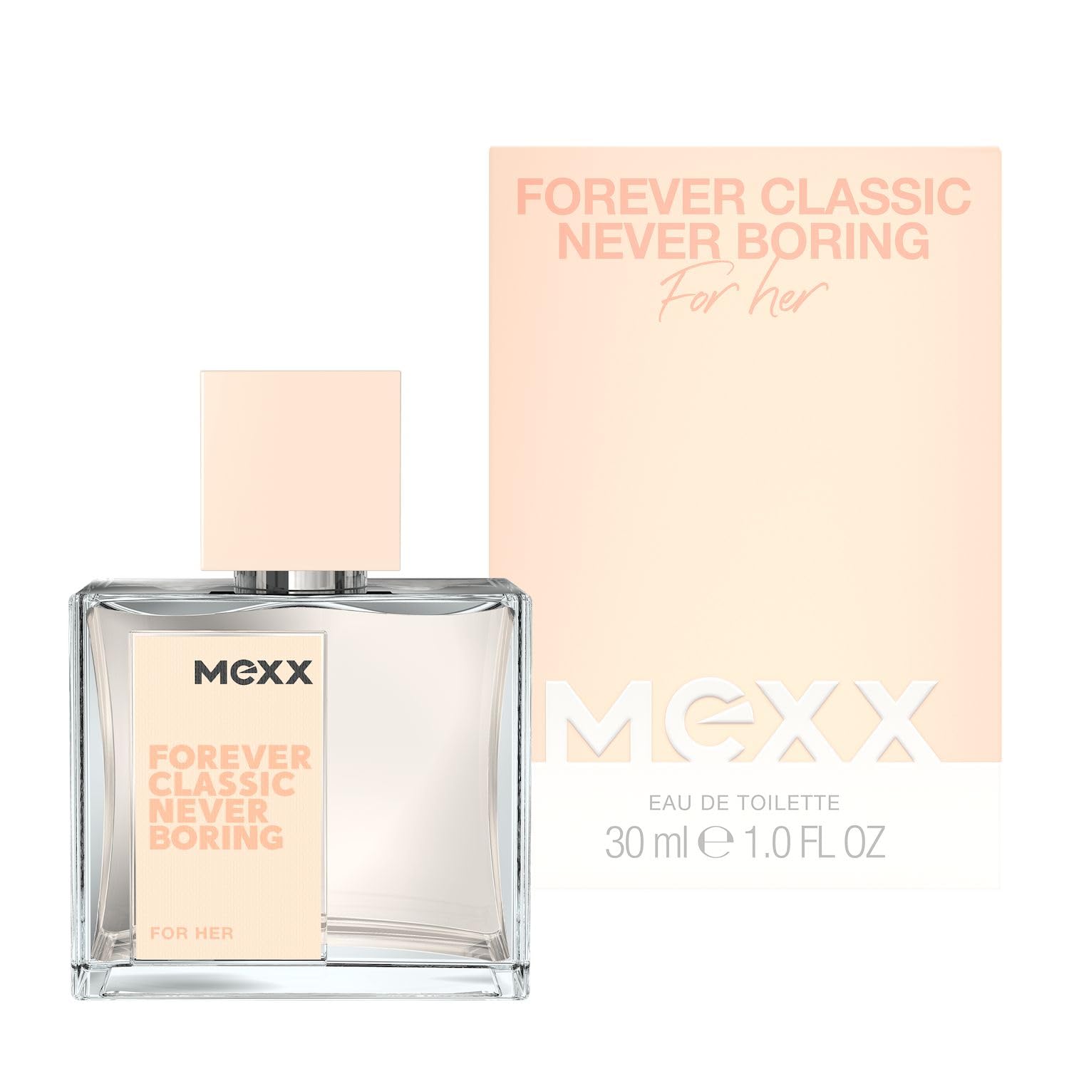 Mexx Forever Classic Never Boring Woda Toaletowa dla Kobiet, o Kwiatowo-Owocowym Zapachu, 30 ml