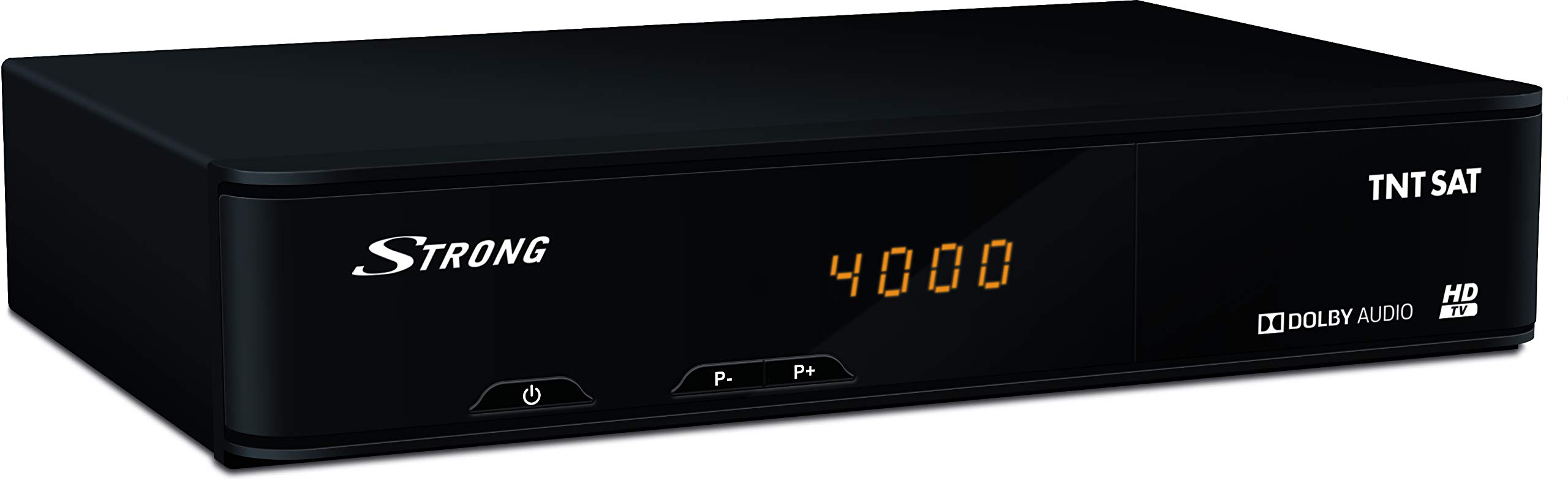 Strong SRT 7404 Satélite Negro tV set-top boxes - Reproductor/sintonizador (Satélite, Digital, MPEG4, 18 W)