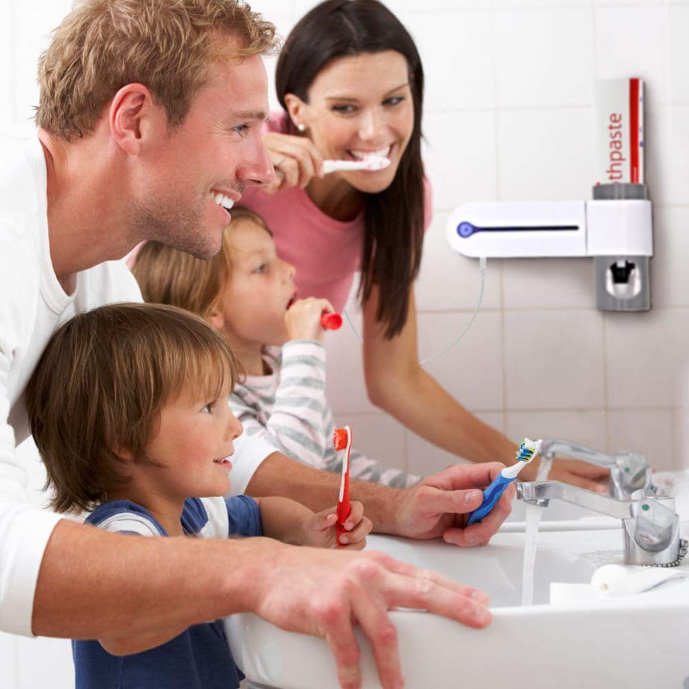 Sterilizzatore UV Per Spazzolini - Disinfezione E Asciugatura Automatica, Con Ricarica USB - Foto 6