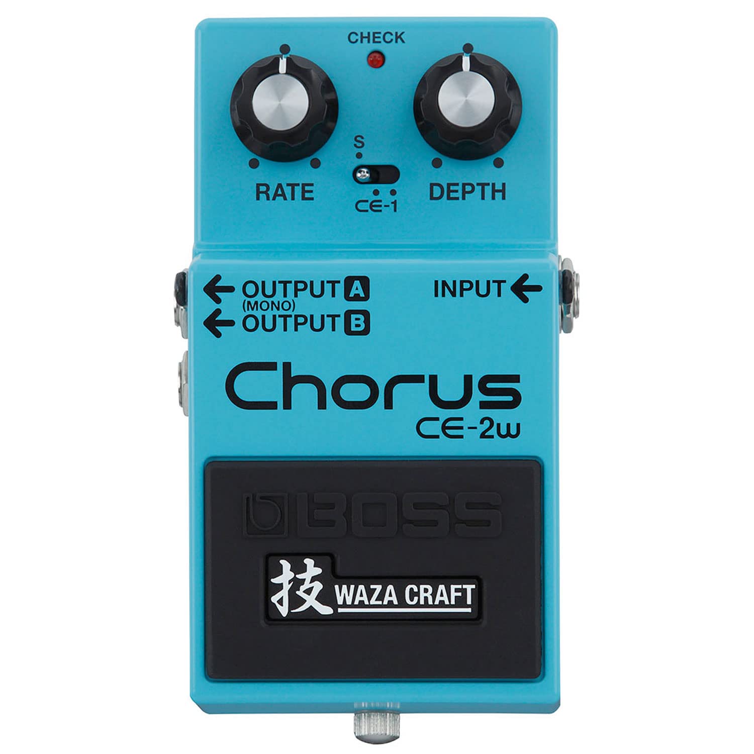 Boss CE-2W Waza Craft - Dispositivo per effetti stereo, pedale + alimentatore di rete Keepdrum