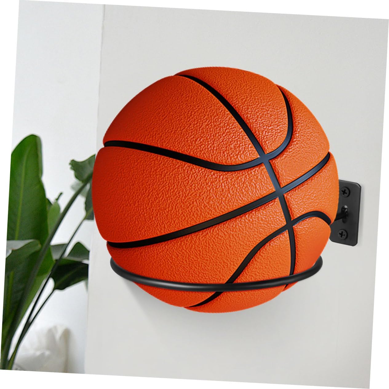 8pcs Ball Wall Rack Heavy Duty Storage for Basketball Soccer Volleyball Football Wall Mounted Organizer for Home Garage Game Room Easy Installation Elegant Design