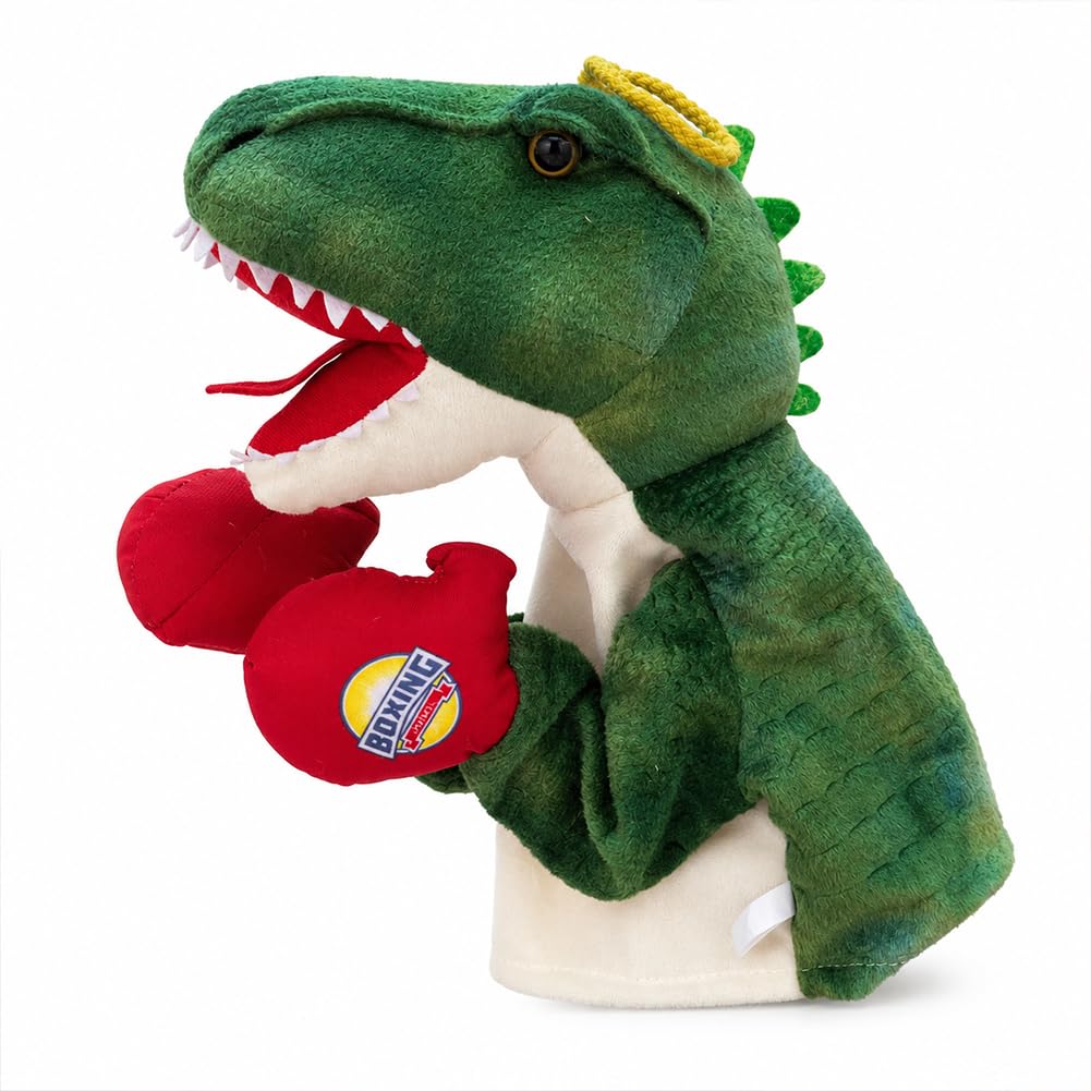 Kung Fu Animal Puppet,Boxing Shark Huskys Plush Pet Toy For Dogs Cats