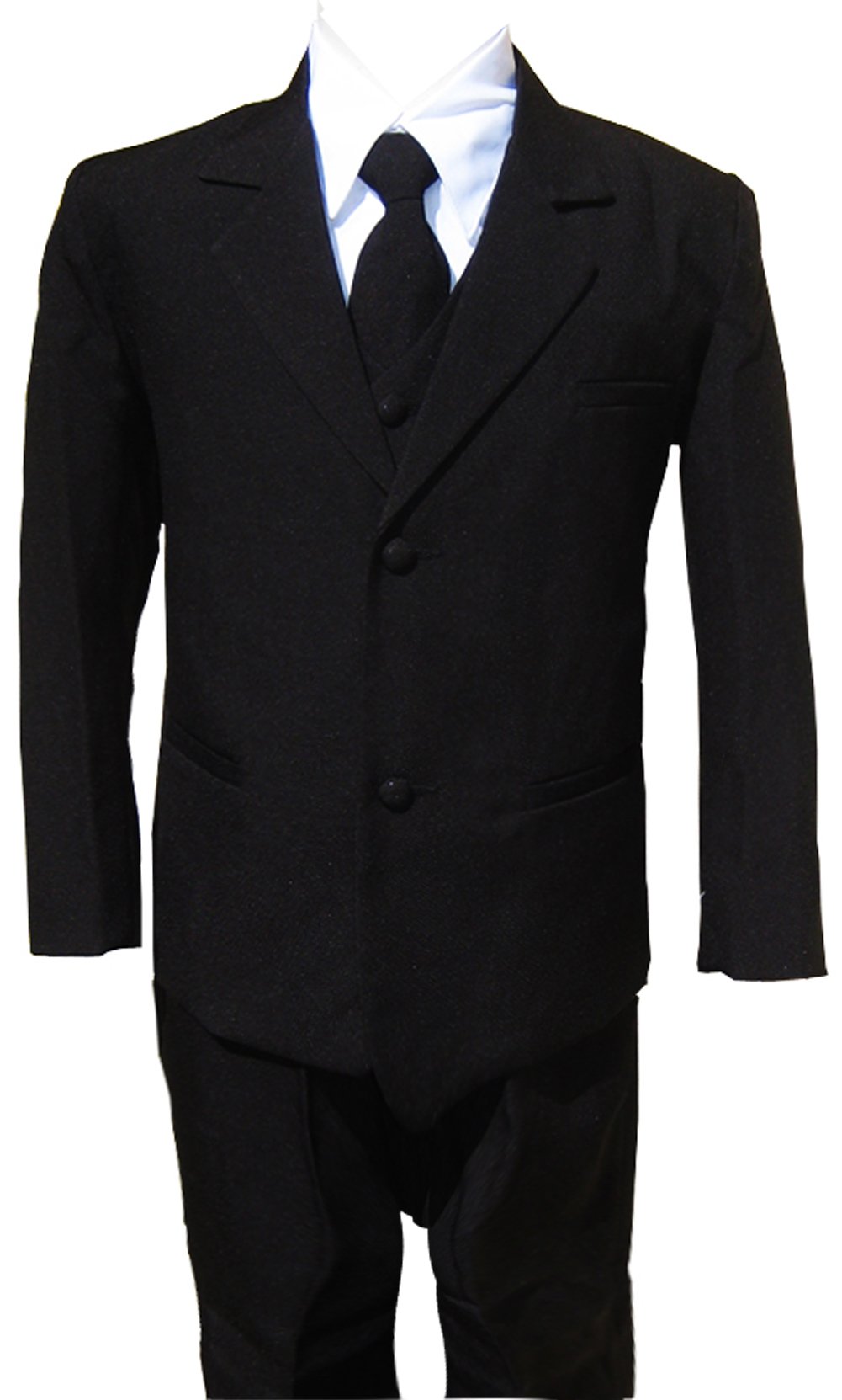 Black Suit with Tie for Big Boys Set