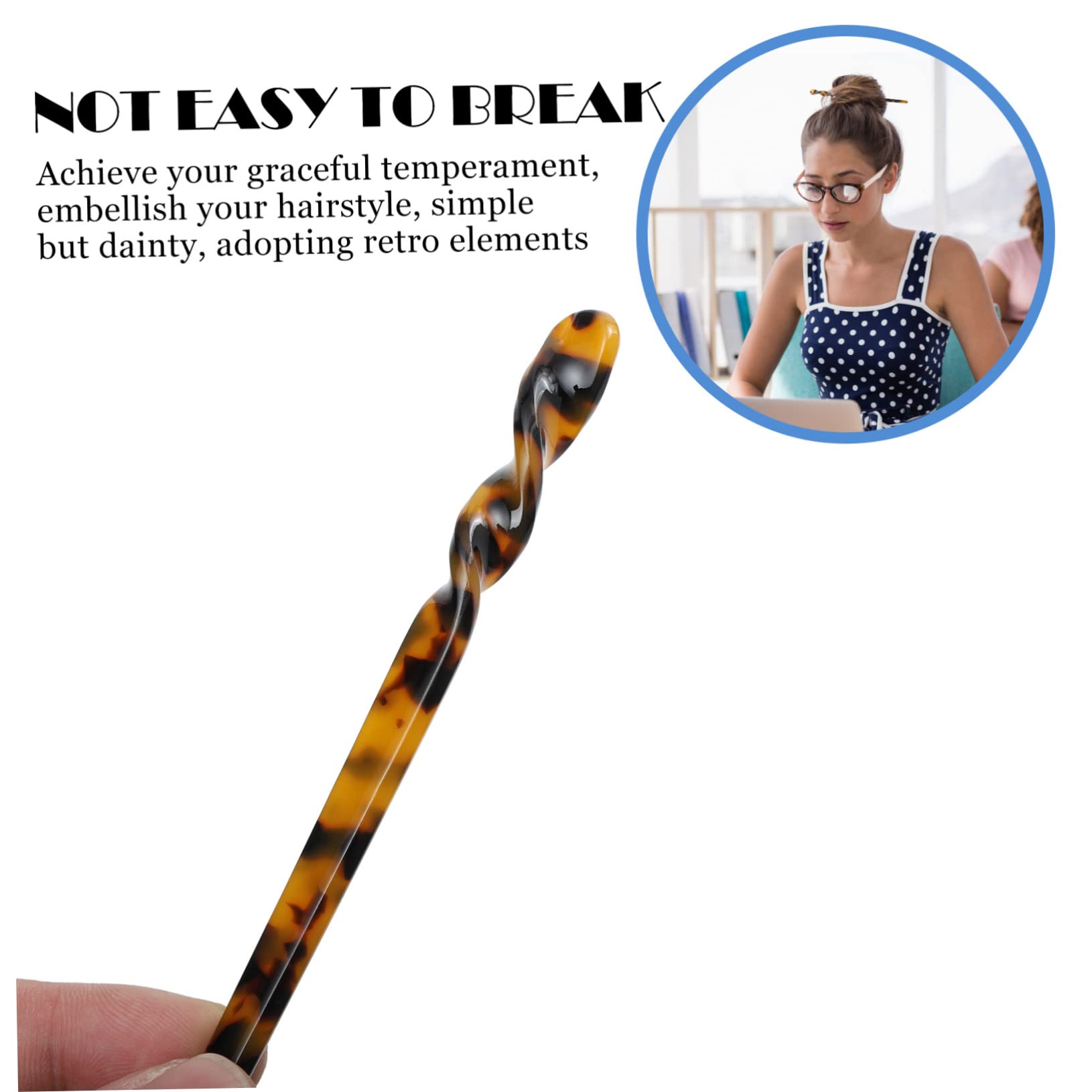 MAGICLULU Pz Tornante hairdo barrette accessori per ragazze fermagli per con perle bacchette molletta bastoncini per forcine per chignon acido acetico panino Cina