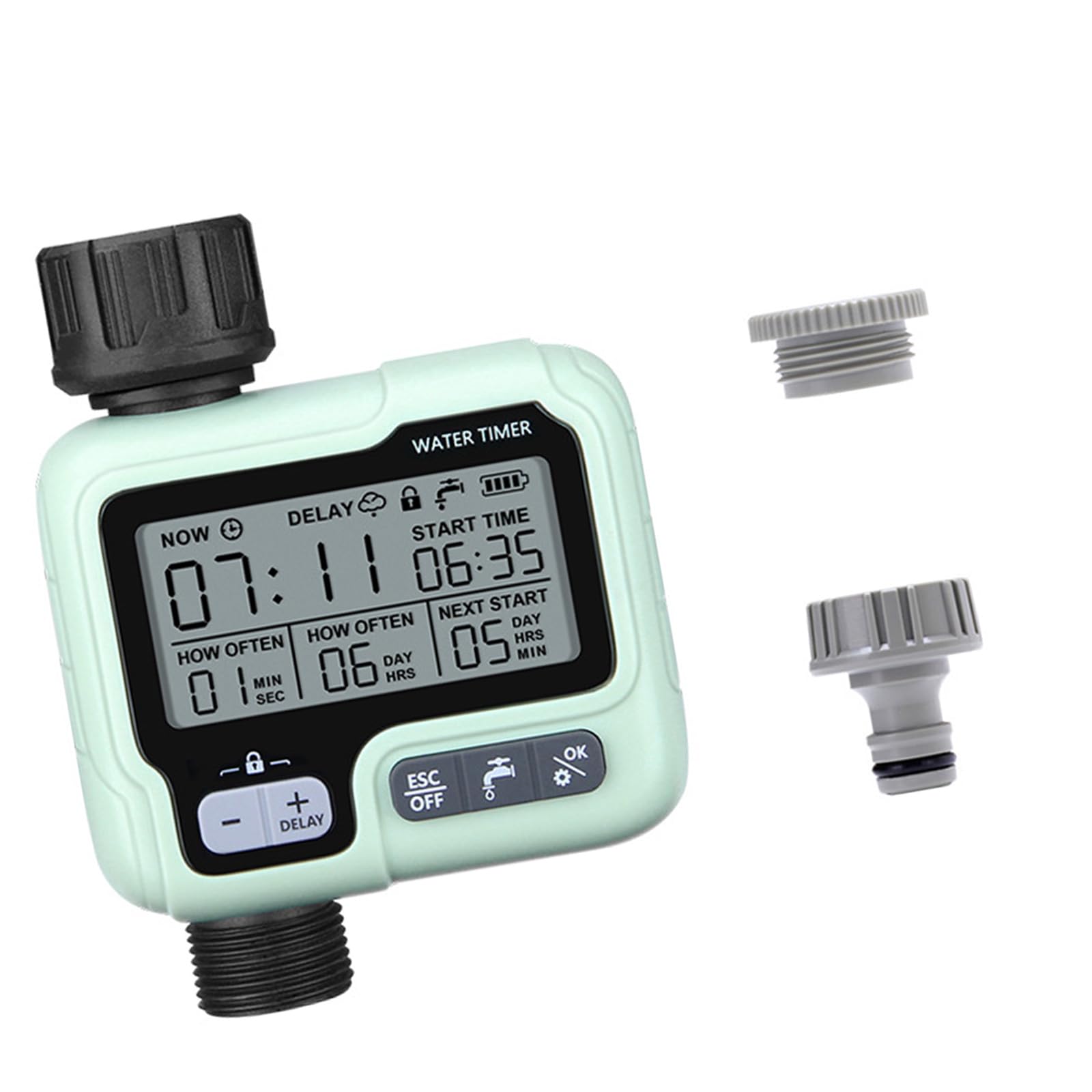 Smarted Garden Irrigation Systems Features Automatic Timer Programming for Conservation and Plant Health Balcony Timer