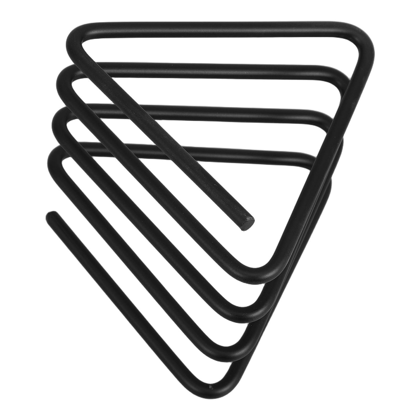 Organizador triangular de cocina para almacenamiento estable de tapas de ollas y tablas