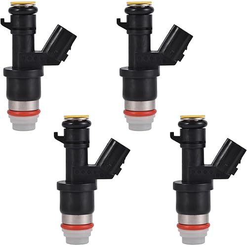 16450-R40-A01 OE 2.4L Performance Fuel Injectors,Compatible with/Honda 2.4 Accord Civic CR-V 2008 2009 2010 2011 2012,Compatible with/Acura ILX TSX 2013 2014 2015 |12 Holes| |Set of 4|