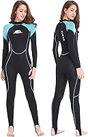 XUKER 2mm/3mm Neoprene Wetsuit Men Women Back Zip Full Body Suit for Cold Water Diving Surfing Snorkeling