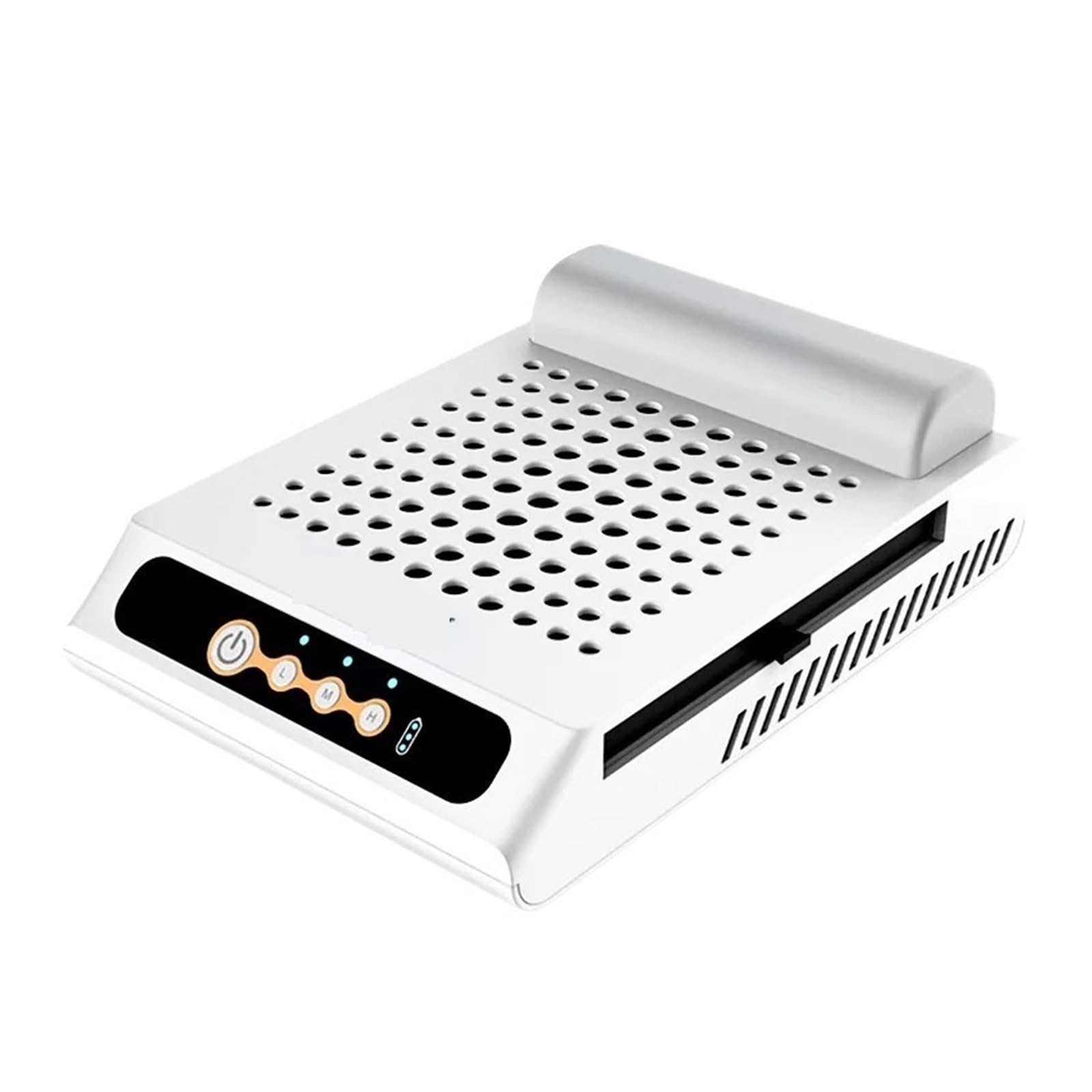 Colector de Polvo de uñas de 70W, Ventilador de Polvo al vacío, Filtro Reutilizable Recargable con Cepillo, Equipo Profesional for uñas, Velocidad Ajustable con Potente succión