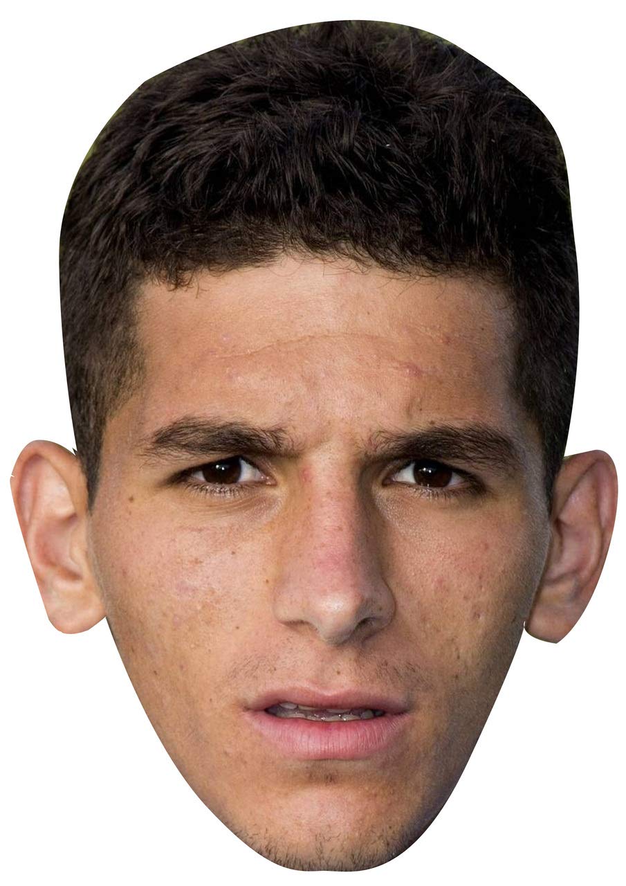 Lucas Torreira Football Sensation Celebrity Cardboard Party Face Mask Fancy Dress