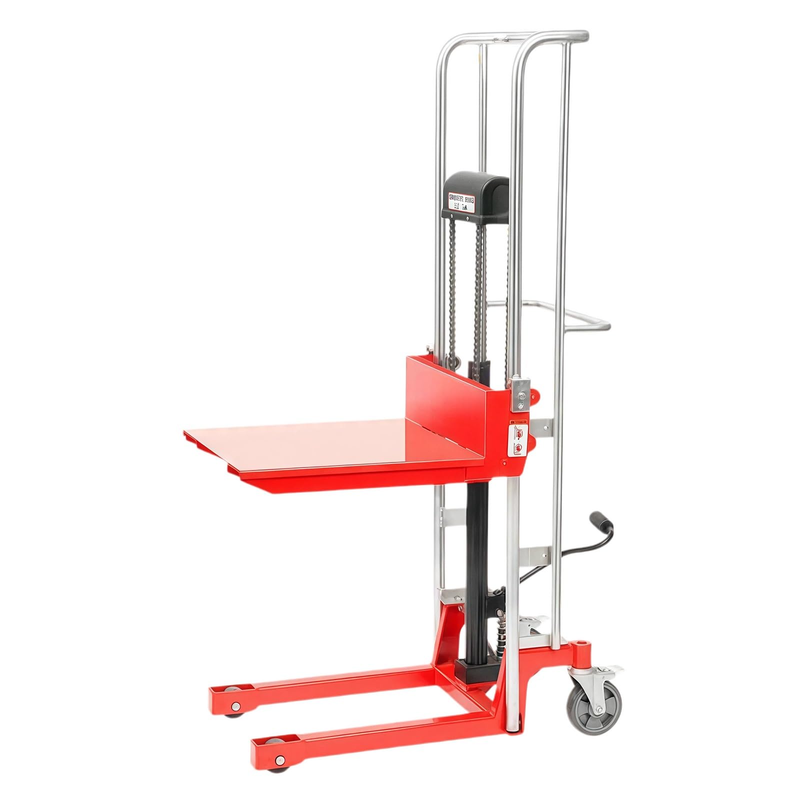 Cenz-888 pallet truck Manual Hydraulic Stacker Truck 400kg Capacity 110cm Lift for Warehouse Stacking