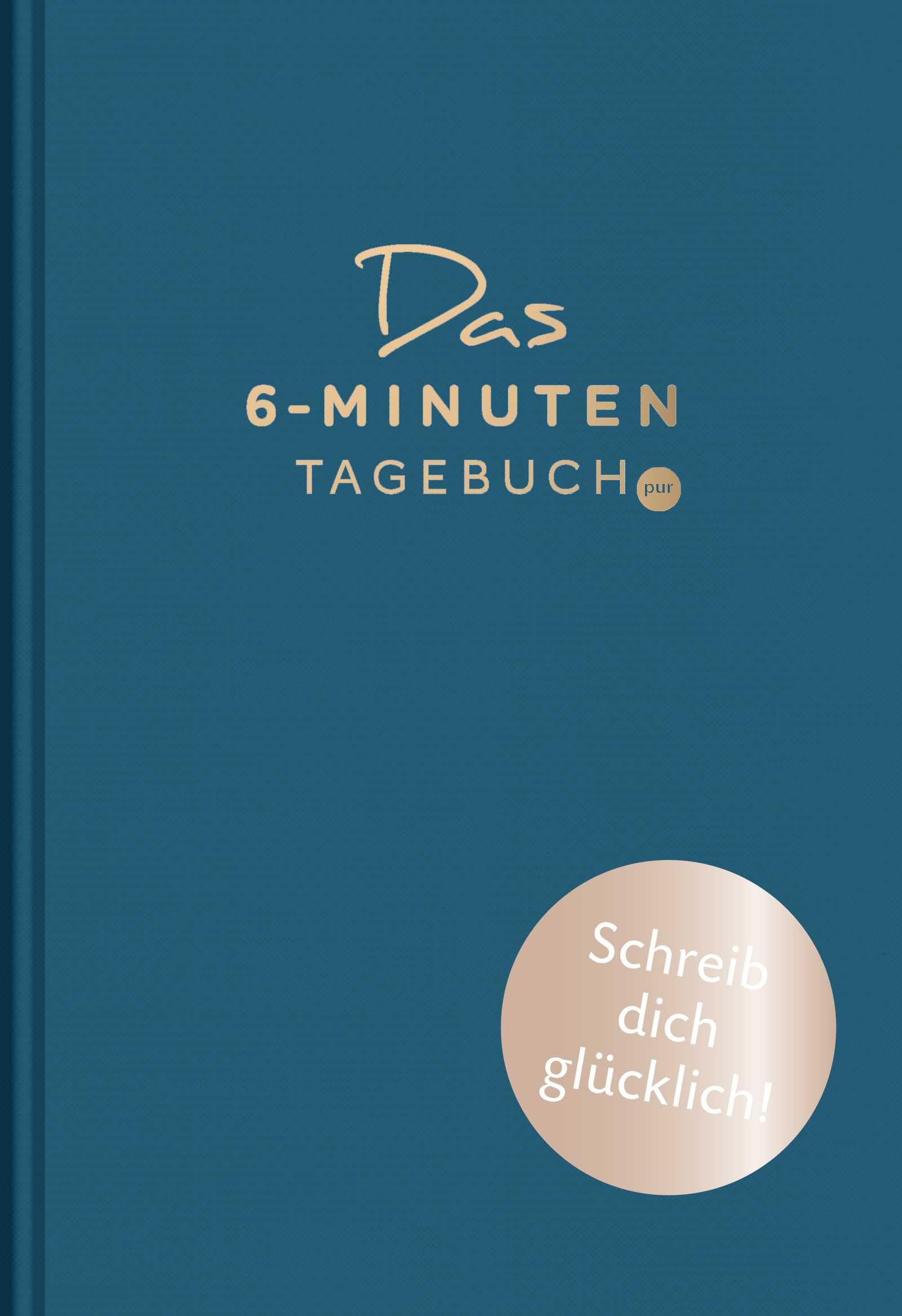 Das 6-Minuten-Tagebuch pur (aquarellblau): Das Original