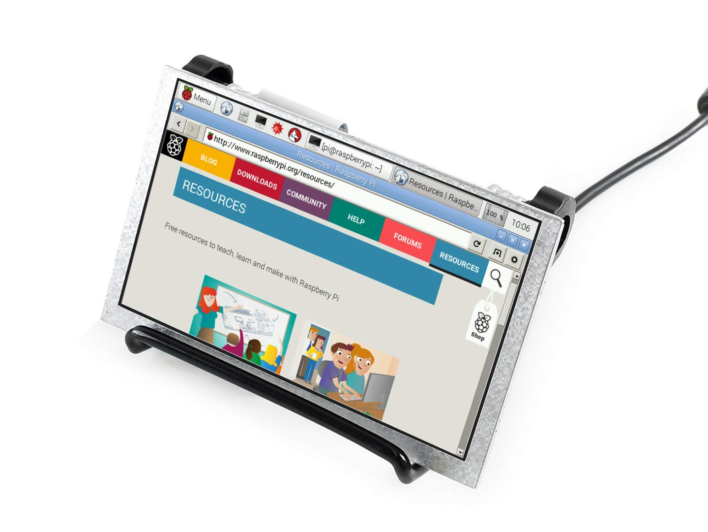 Amazon.co.jp: TOP1 Raspberry Pi 4 / 3B + 800 * 480ピクセルDPI