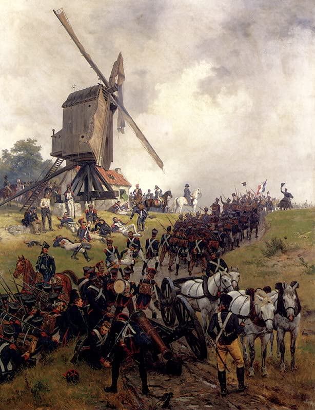 Impression d'art de la bataille de Ligny, revivez l'histoire avec cette toile murale