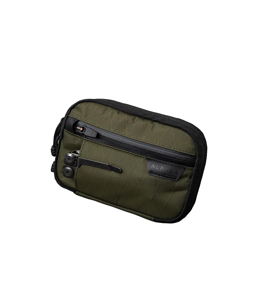 ALPAKA Admin Pouch Pro – Organizador EDC Pequeño con Cremallera | 7 Bolsillos Internos, Resistente al Agua, Ideal para Pasaportes, Cuadernos y Dispositivos Tecnológicos