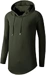 AIYINO Men's S-5X Short Sleeve Fashion Athletic Hoodies Sport Sweatshirt Hip Hop Pullover