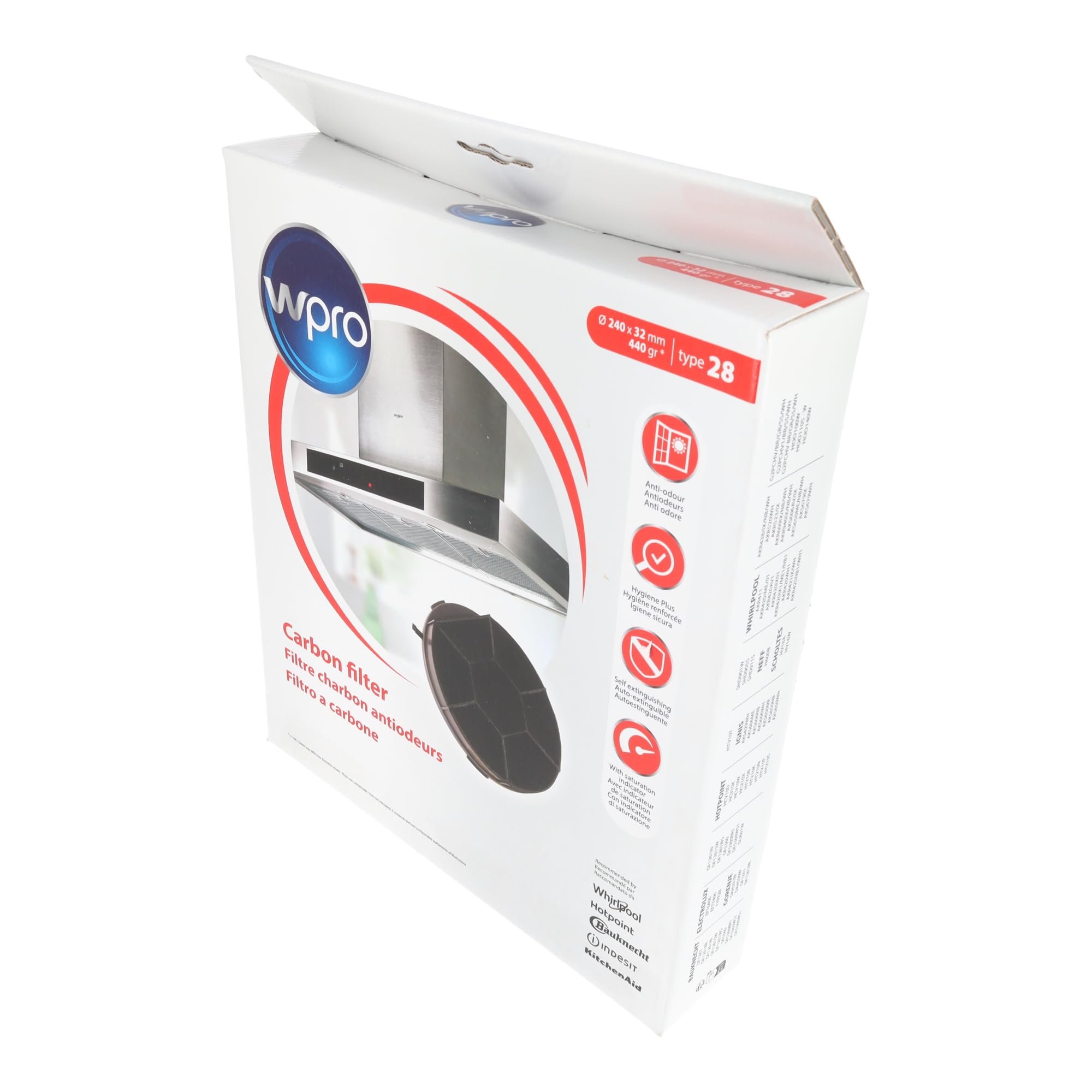 sparefixd Filtro a carbone per cappa Electrolux