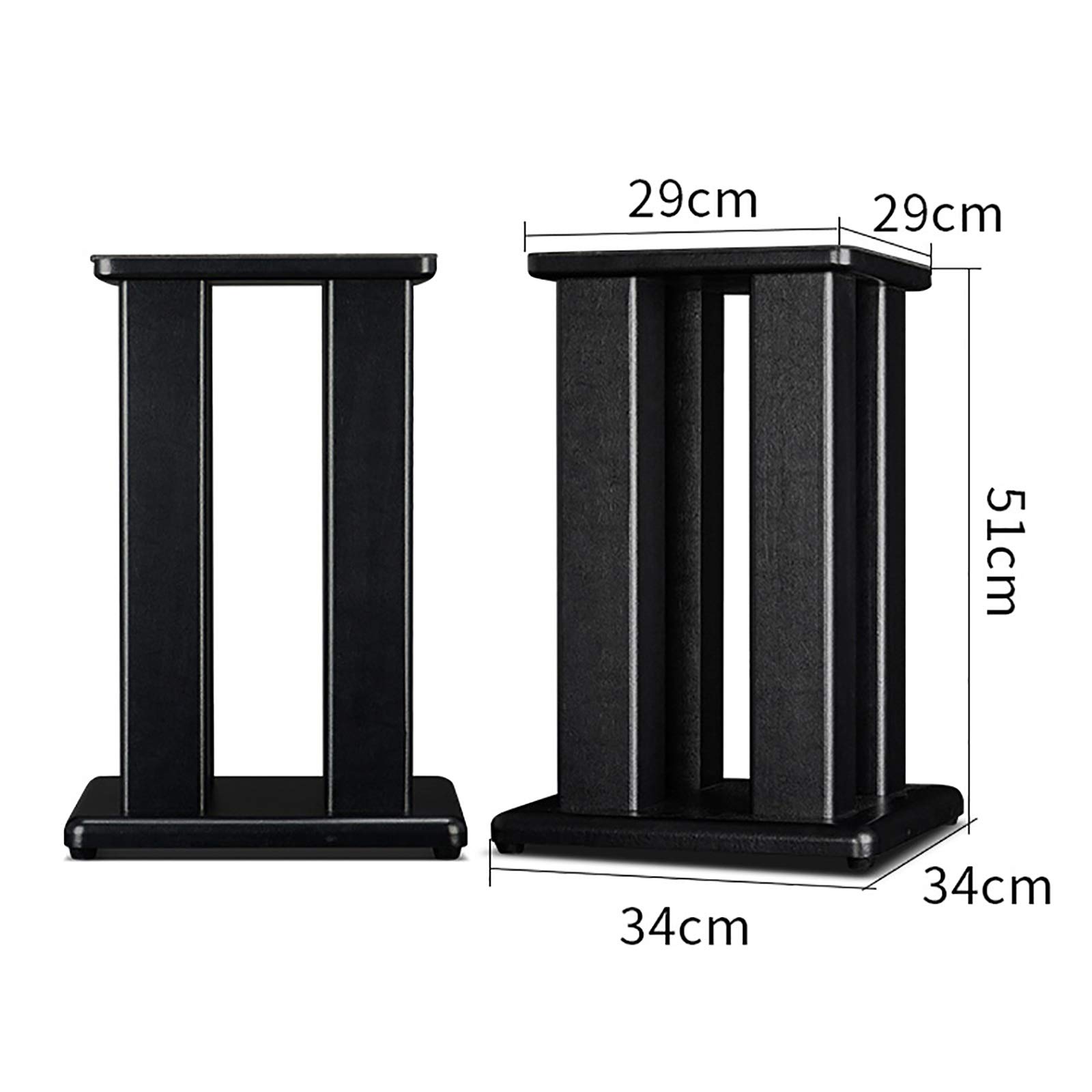 BTZHY Speaker Stands,A Pair of Floor Holds Satellite & Small Bookshelf Speakers, Suitable for Home/Office/Studio/Theater