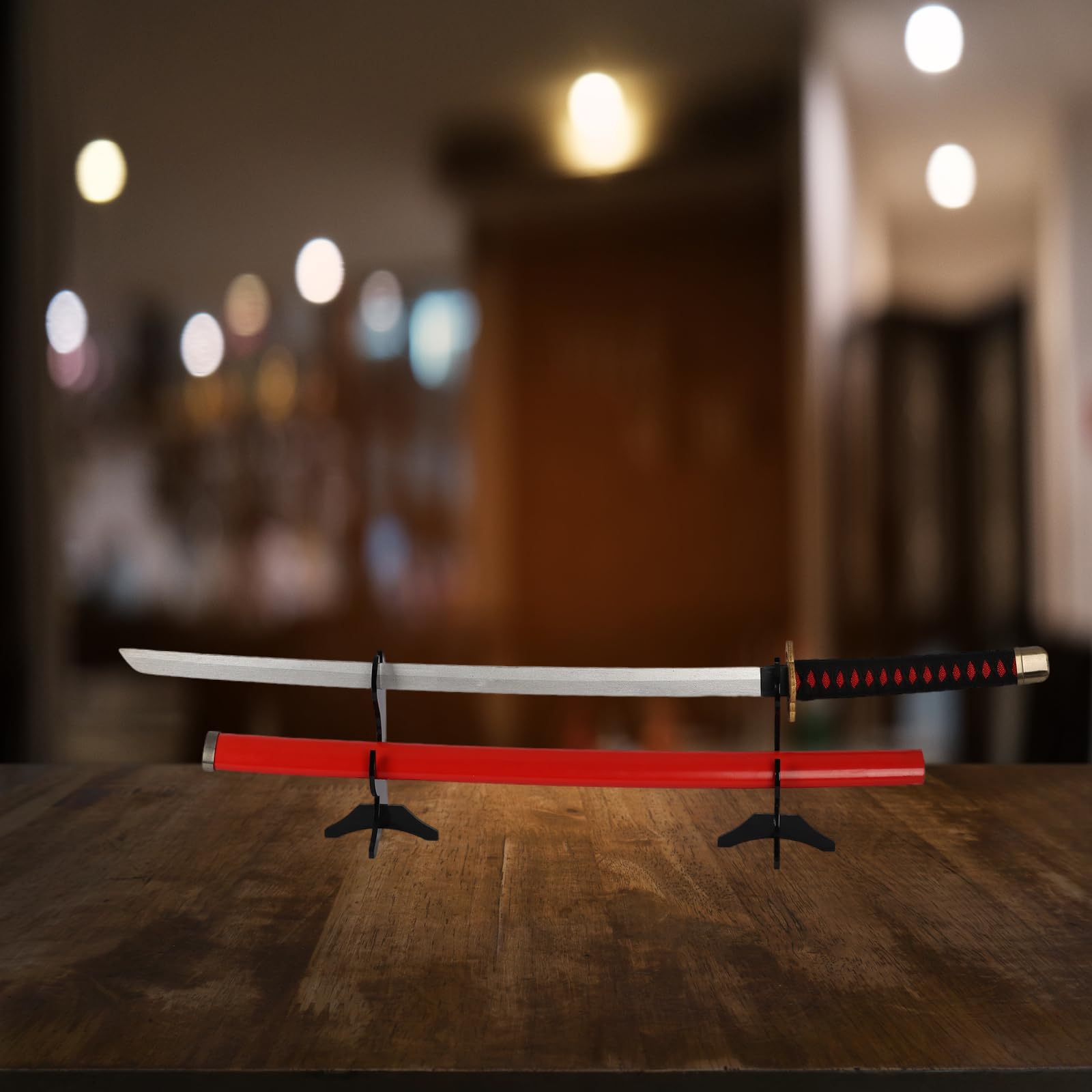 WANLIAN Soporte para Katana Expositor katana Soporte para espadas de acrílico