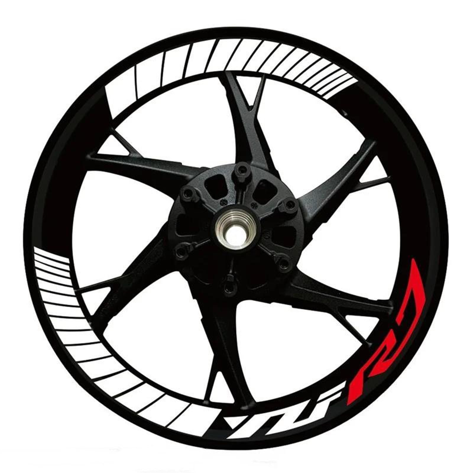 Stickers Motorcycle Wheel Stickers Night Reflective Decorative Rim for Yamaha YZFR7 YZF R7(Style 13)