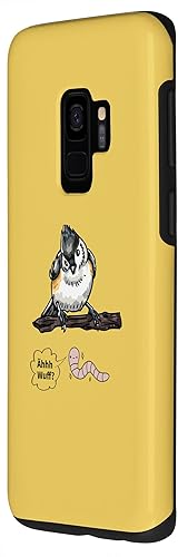 Miniatura 2 de Galaxy S9 Vogel und Wurm Äh Wuff Funny Animal Motifs Bird Gifts Case