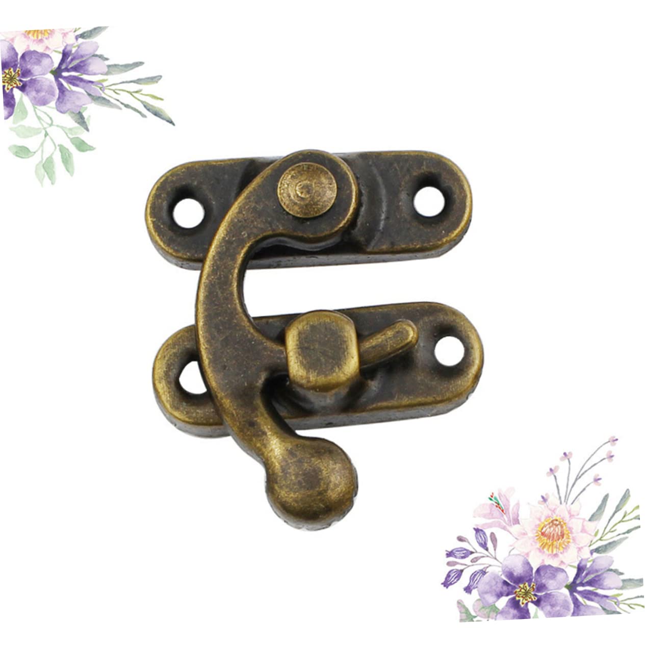 DOITOOL 30pcs Clamps Iron Heavy Duty Toggle Latches Catch Chest Anti for Wood Case