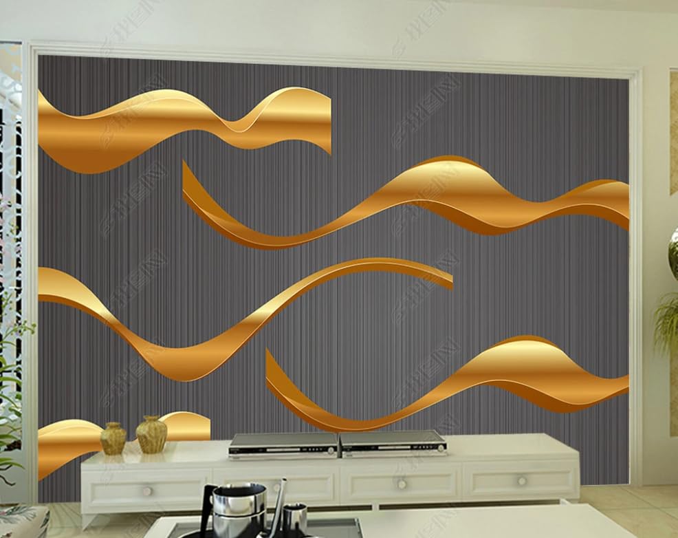 Papier peint intissé géométrique haut de gamme, grand format 400x280