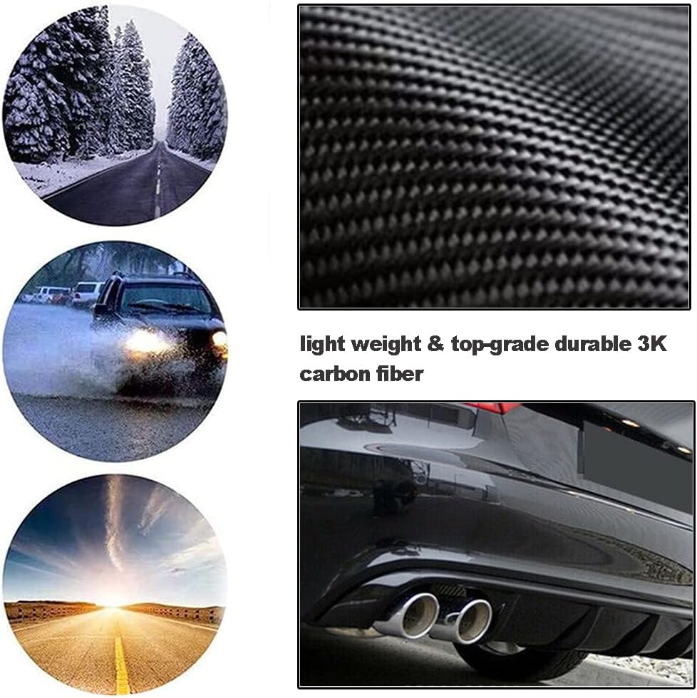 A7 Carbon Fiber Rear Diffuser for Audi A7 Standard 2012-2015 Rear Bumper Diffuser Lip Spoiler Factory Outlet (not for Audi A7 Sline and Sportback)